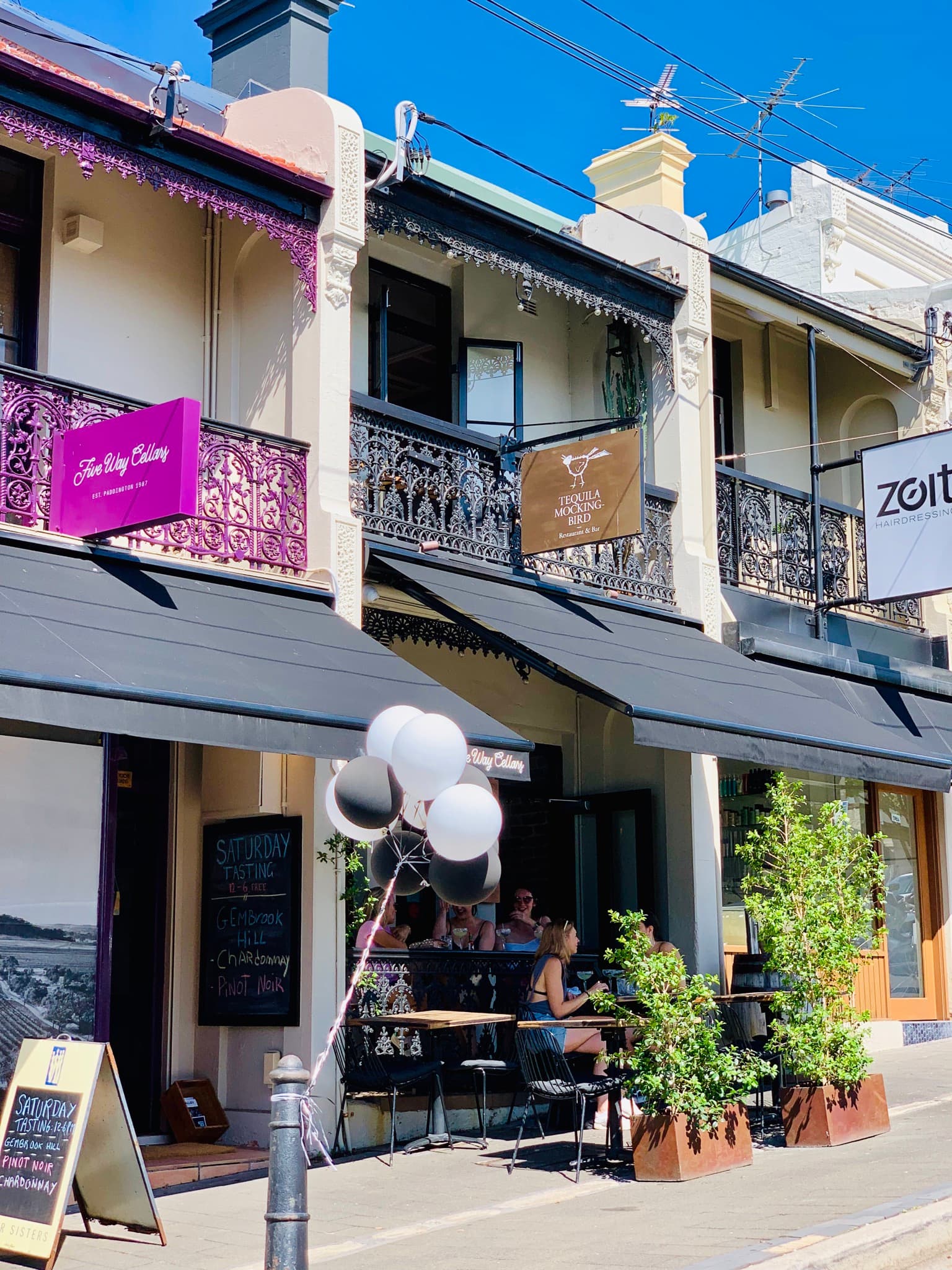 Paddington terraces in Sydney